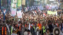 Yémen: manifestation pro-Houthis à Sanaa
