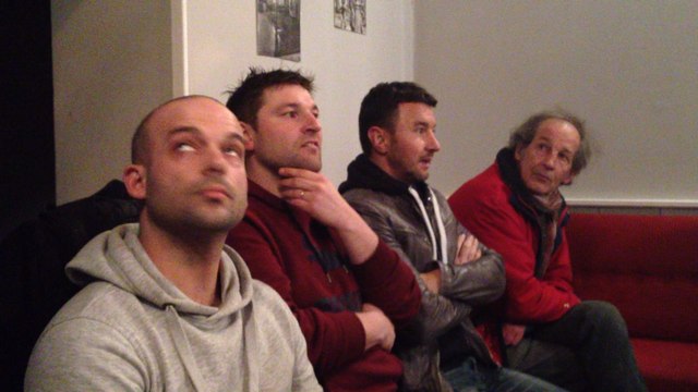 1er Café des luttes avec Olivier Besancenot, à Lisieux