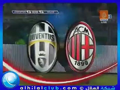 الشوط الاول مباراة يوفنتوس 4-2 ميلان - الدوري الايطالي 2008/2009