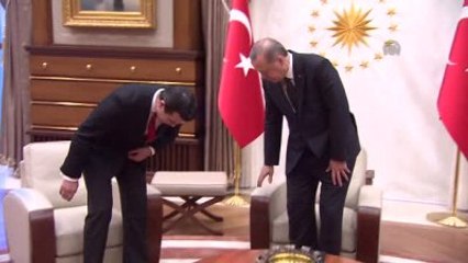 Erdoğan, Makedonya Dışişleri Bakanı Poposki'yi Kabul Etti