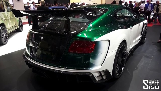 FIRST LOOK: Mansory GT Race 1000hp Bentley Continental - Geneva 2015