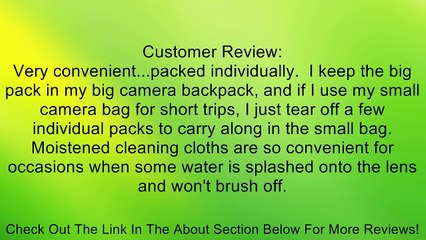 Carl Zeiss Optical Inc Lens Pre-Moistened Tissues Review