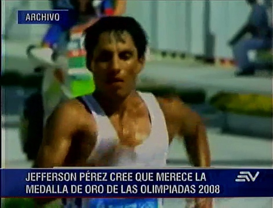 Jefferson Pérez dice merecer la medalla de oro de Pekín 2008