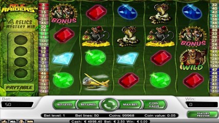 Relic Raiders™ da NetEnt | Slot Gratis | SlotMachineGratisX.com