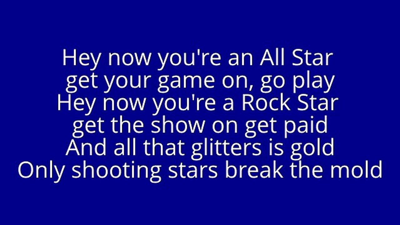 all star smash mouth lyrics