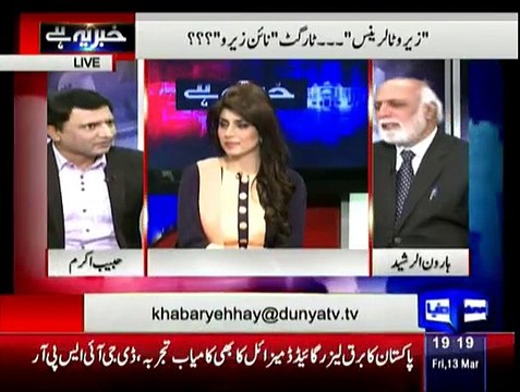 Khabar Yeh Hai - 13th March 2015 With Haroon Rasheed