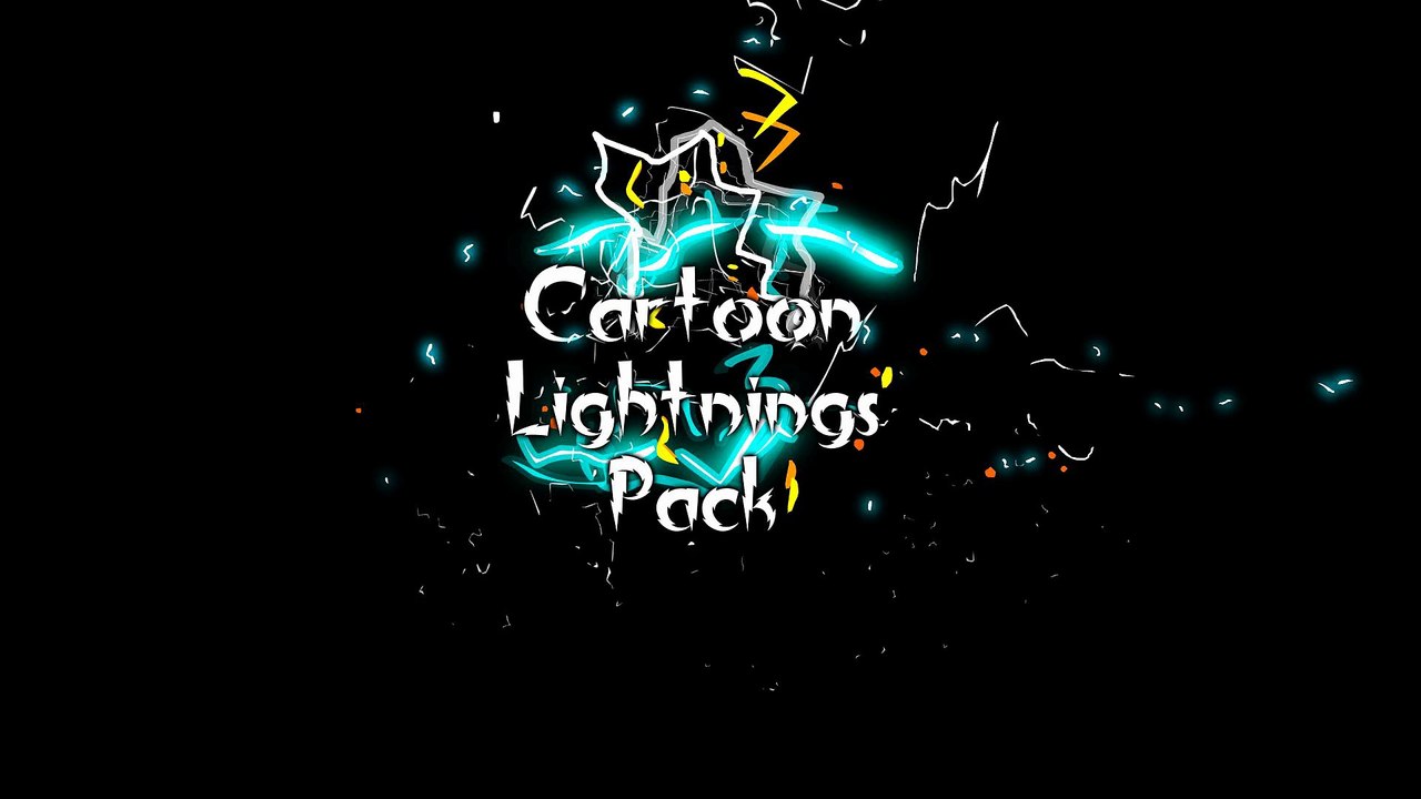 Motion graphics Cartoon Lightnings Pack
