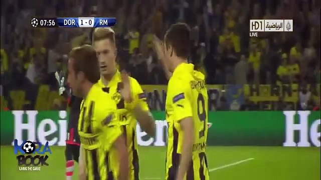 Borussia Dortmund 4-1 Real Madrid (Lewandowski 4 goals)