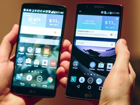 LG G Flex 2 vs LG G3 - design comparison