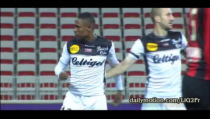 Goal Mandanne - Nice 0-1 Guingamp - 13-03-2015