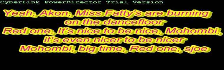 Dirty Situation Mohombi ft. Akon with lyrics