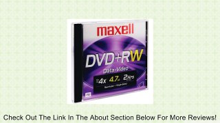 Maxell 4.7GB 4x DVD+RW. Review