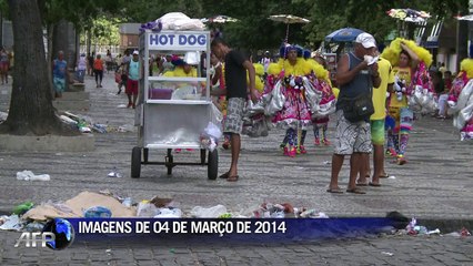 Greve dos garis preocupa cariocas