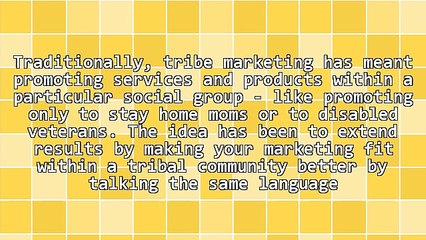 Is Really Tribe Marketing A Trend?