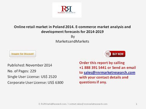 Poland Online retail Market Analysis and Development Forecast for 2014-2019