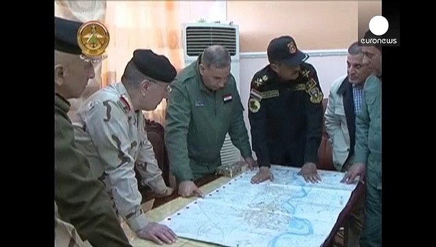 عراقی ها در انتظار نیروهای پیشتیبانی برای نبرد آخر در تکریت