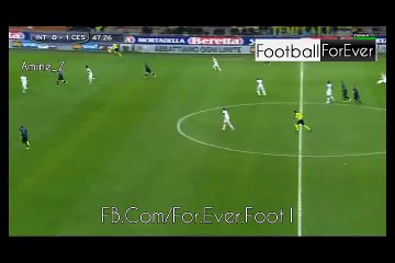 Rodrigo Palacio Goal Inter 1 - 0 Cesena