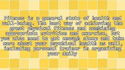 Fitness Trainings Improve Your Health And Well Being