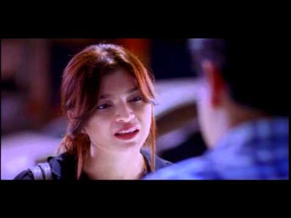 She believes that love will hurt her. He believes that love will save him