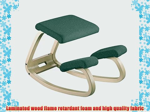 Variable Balans Original Kneeling Chair Natural Laquered Wood Grey