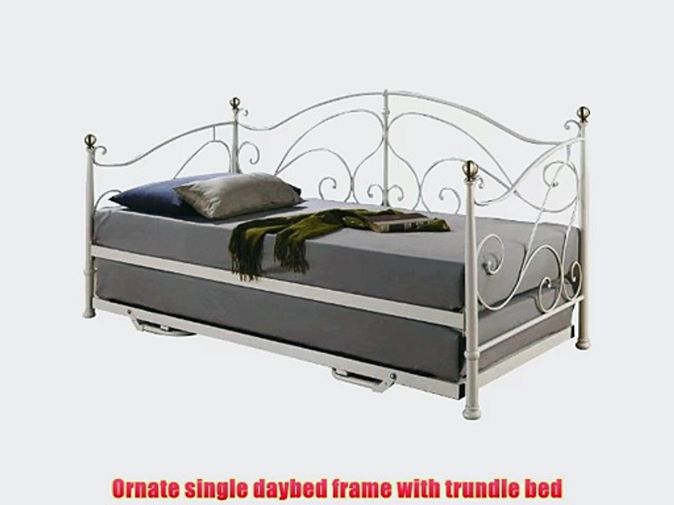 Birlea Milano Daybed with Trundle Cream