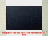 Belling CH77TC 77cm Wide 5 Zone Touch Control Ceramic Hob - Black