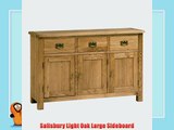 Salisbury Light Oak Large Sideboard
