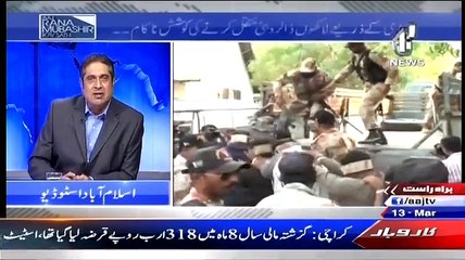 Aaj Rana Mubashir Kay Sath (Exclusive Interview With Nabil Gabol) – 13th March 2015