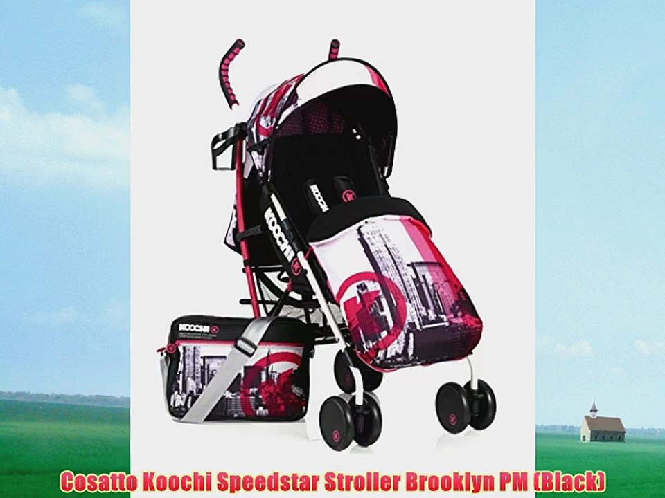 Cosatto Koochi Speedstar Stroller Brooklyn PM (Black)