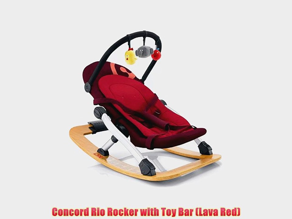 Concord Rio Rocker with Toy Bar (Lava Red)