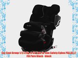 Car Seat Group 1/2/3 Kg. 9-36 Two-In-One Safety Cybex PALLAS 2-FIX Pure Black - black