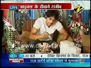 Rajeev Khandelwal Celebrate his birthday with Zee News- 2008