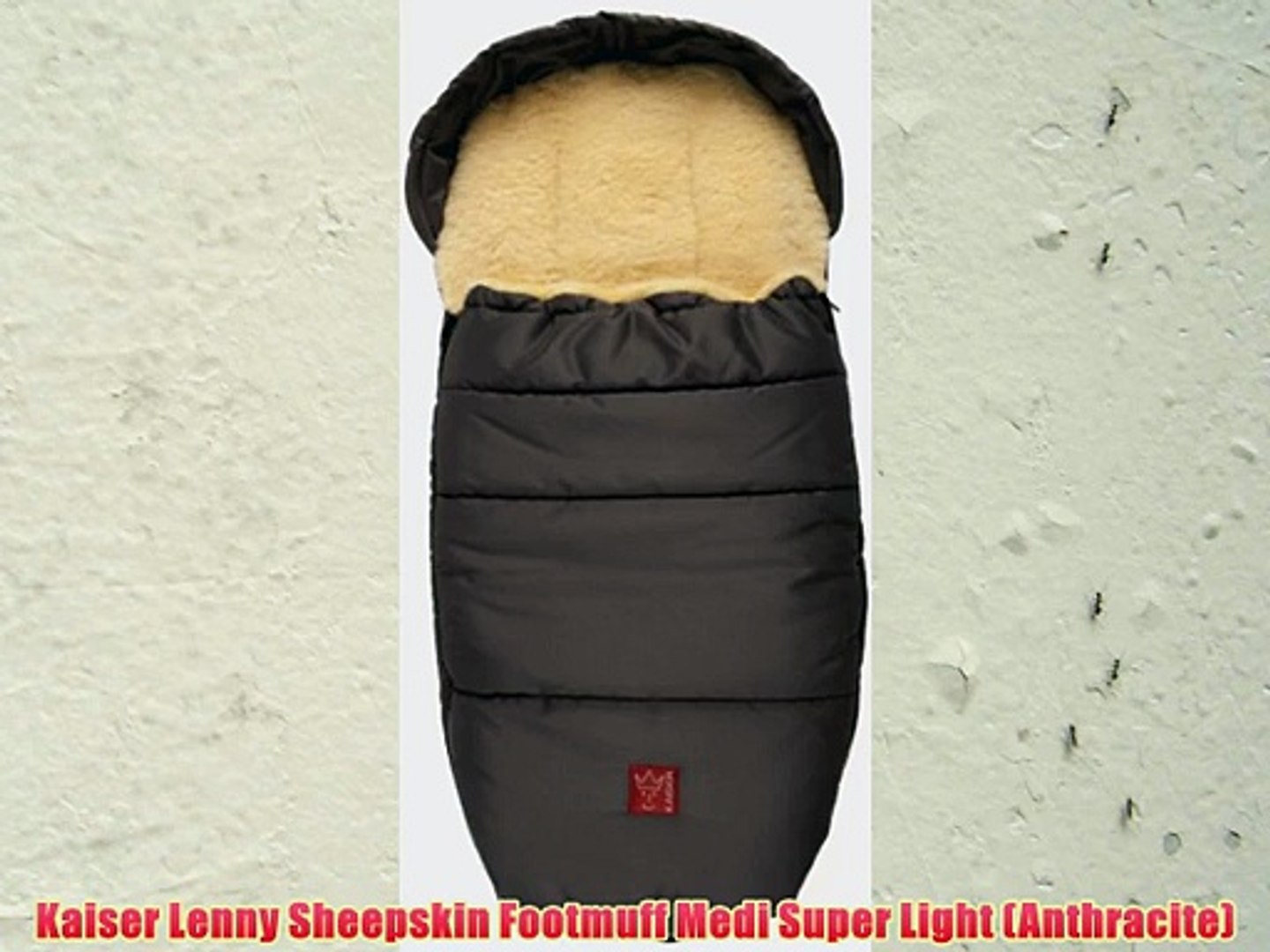 kaiser lambskin footmuff