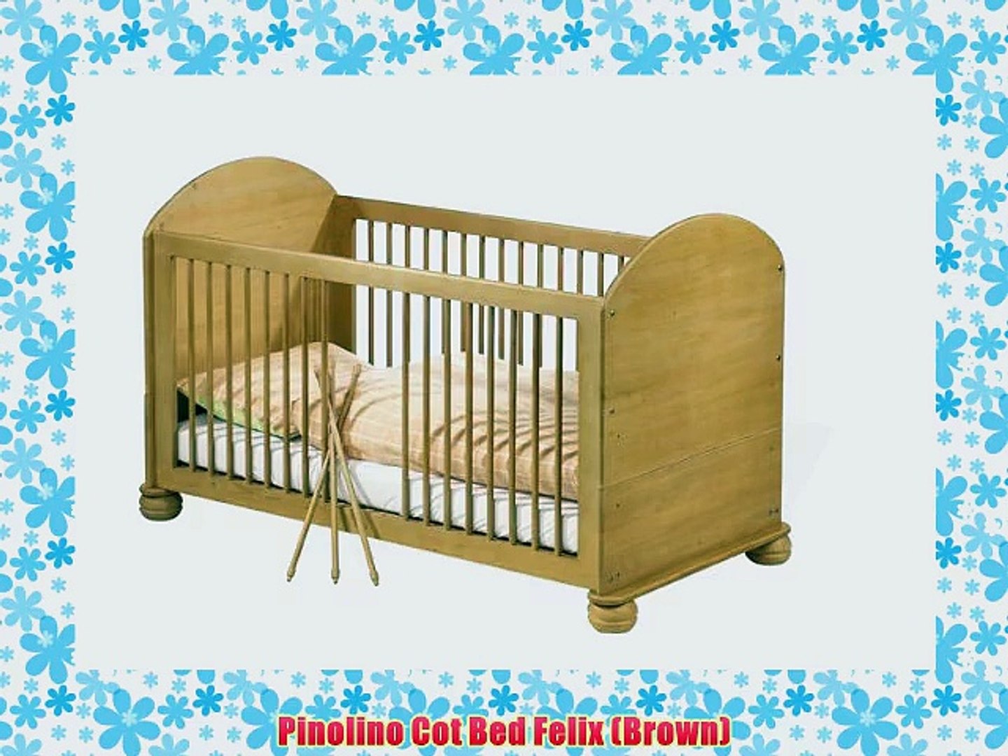 brown cot bed