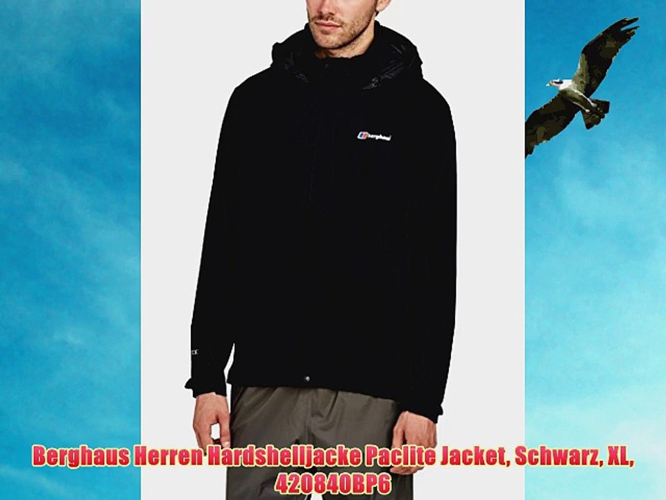 Berghaus Herren Hardshelljacke Paclite Jacket Schwarz XL 420840BP6