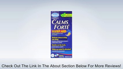Hylands Hylands Calms Forte Sleep Aid Review
