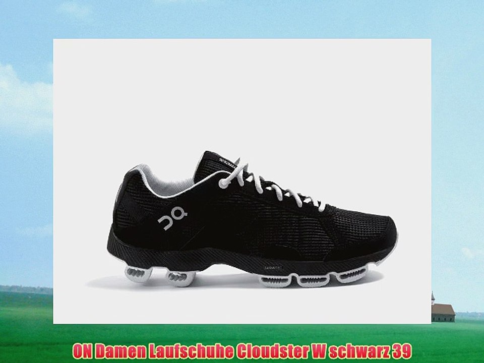 ON Damen Laufschuhe Cloudster W schwarz 39
