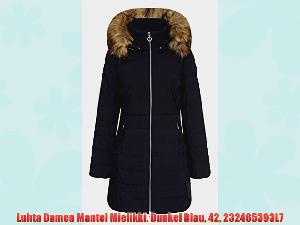 Luhta Damen Mantel Mielikki Dunkel Blau 42 232465393L7