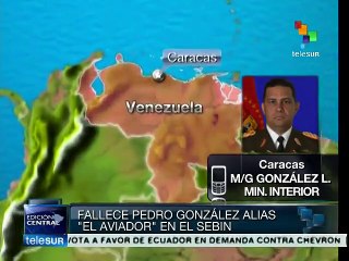 Venezuela: Min. del Interior da detalles sobre muerte de "El aviador"