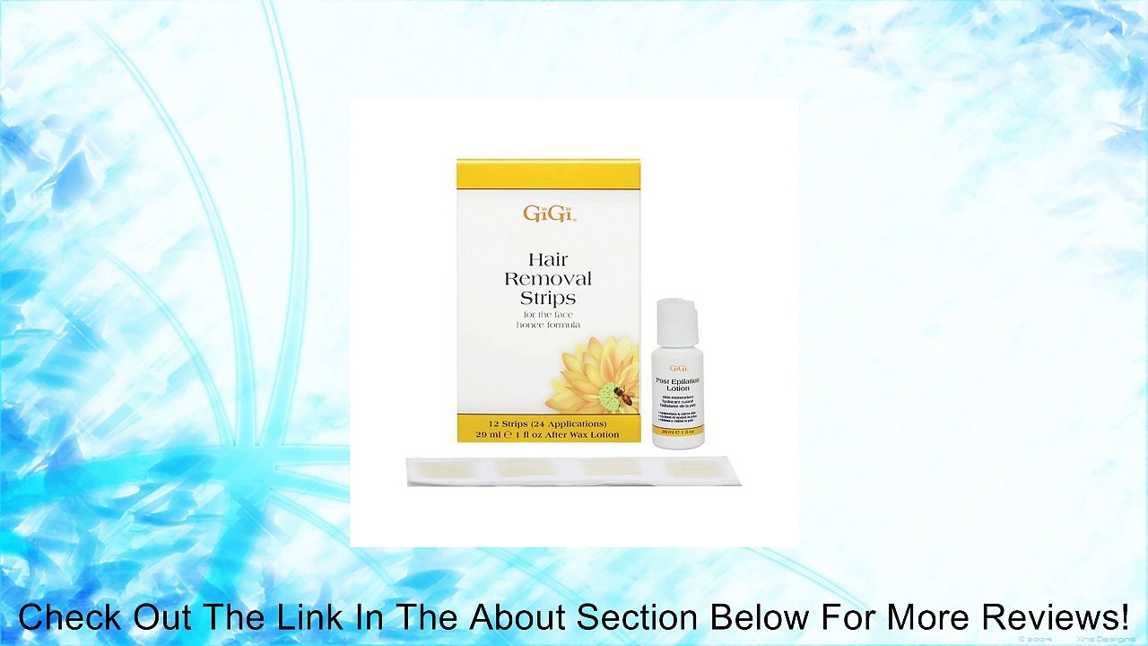 GIGI Strips Face Hair Removal Review