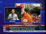 Brasil: movilizaciones en 23 ciudades en apoyo a Rousseff