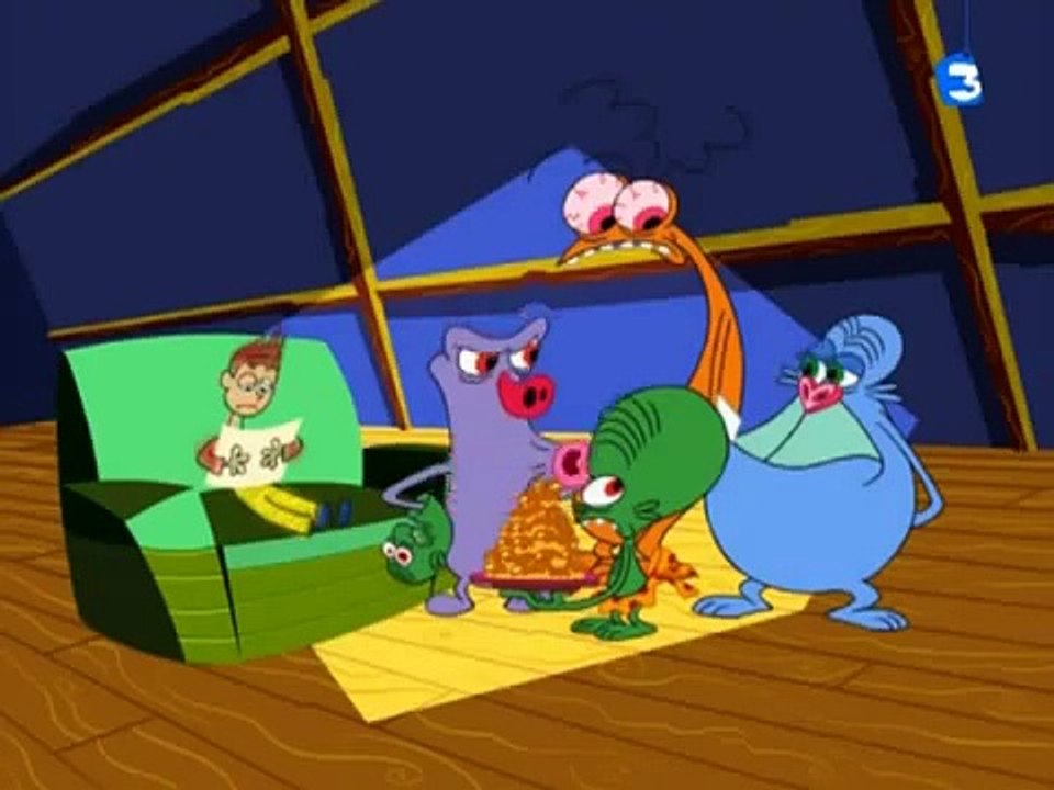 Les Zinzins de l'espace   Gribouillages , regarder dessins animés en français,cartoons Deutsch