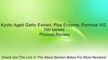 Kyolic Aged Garlic Extract, Plus Enzyme, Formula 102, 100 tablets Review