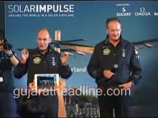Solar Impulse 2 pilots talk to media in Ahmedabad