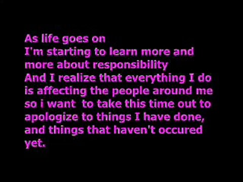 Sorry, put the blame on me - Akon with lyrics