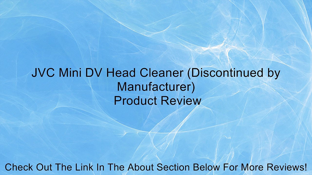 JVC Mini DV Head Cleaner (Discontinued by Manufacturer) Review