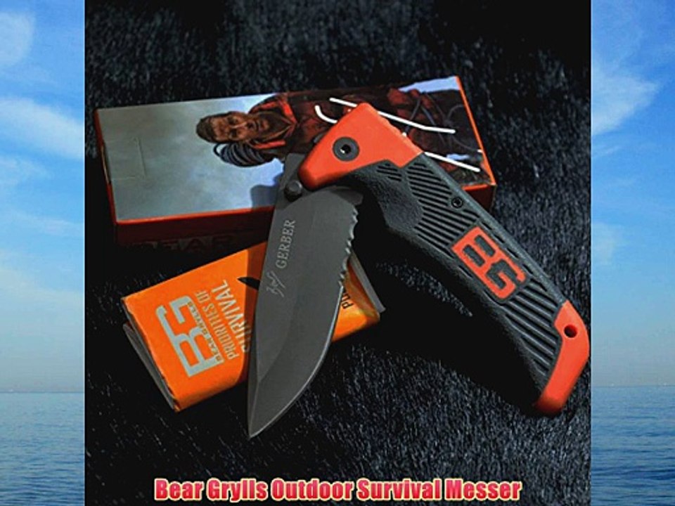 Bear Grylls Outdoor Survival Messer