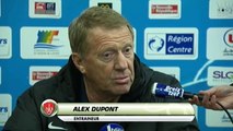 Réaction d'Alex Dupont après Tours FC - Stade Brestois 29