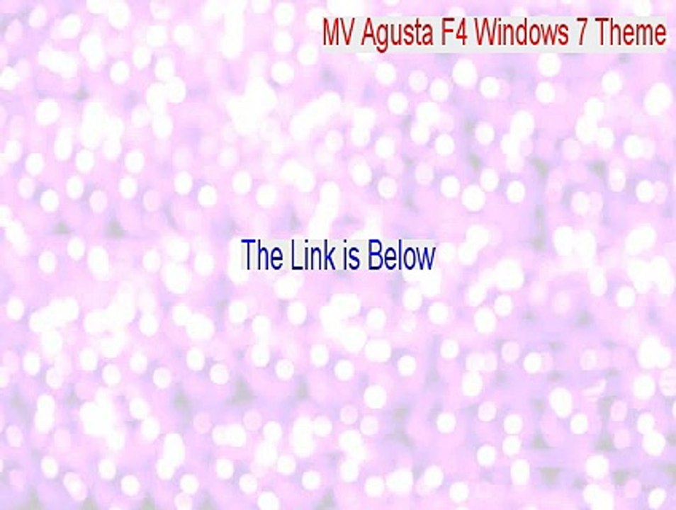MV Agusta F4 Windows 7 Theme Crack [MV Agusta F4 Windows 7 Thememv agusta f4 windows 7 theme]