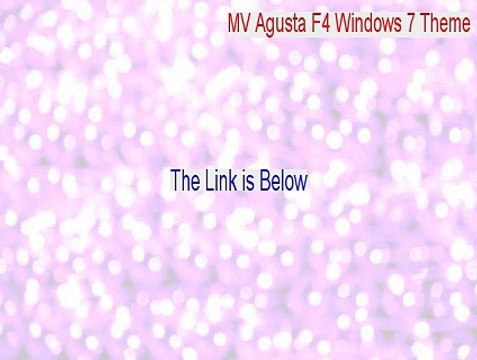 MV Agusta F4 Windows 7 Theme Crack [MV Agusta F4 Windows 7 Thememv agusta f4 windows 7 theme]